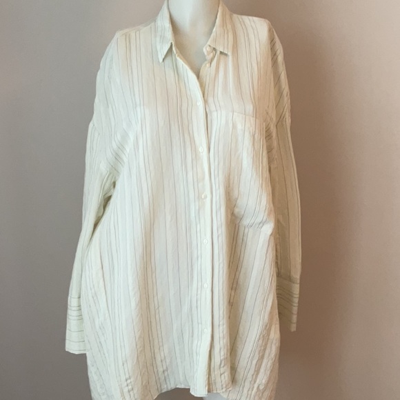 Zara Oversized Tunic Shirt - Picture 2 of 12